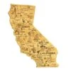 Totally Bamboo Destination California State Shaped Serving And Cutting Board, Includes Hang Tie For Wall Display -KitchenAid Shop 519V47dlIES
