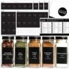 Black Spice Labels For Spice Jars | 148 Spice Jar Labels For Spice Containers | Spice Labels Stickers Preprinted | Spice Organizing Labels Herb Seasoning Kitchen Pantry Labels For Jars -KitchenAid Shop 519WXdInHrL