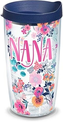 Tervis Made In USA Double Walled Dainty Floral Mother's Day Insulated Tumbler Cup Keeps Drinks Cold & Hot, 16oz, Nana -KitchenAid Shop 519XGwwTBEL. AC