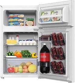 Avanti RA31B3S 3.1 Cubic Foot 2-Door Counter-high Refrigerator/Freezer, 33.5" X 18.8" X 19.8", Black -KitchenAid Shop 519ZSAkFUL. AC