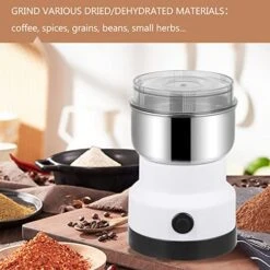 Moongiantgo 200W Electric Coffee Grinder With Stainless Steel Blade & Cup, Multifunctional Grinding Machine For Coffee Beans, Spices, Rice, Seeds, Grains, Small Brush & Spoon Included,110V 10 Moongiantgo 200W Electric Coffee Grinder With Stainless Steel Blade & Cup, Multifunctional Grinding Machine For Coffee Beans, Spices, Rice, Seeds, Grains, Small Brush & Spoon Included,110V -KitchenAid Shop 519cAFOguVL