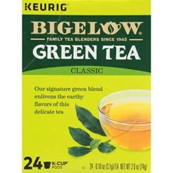 Green Tea Keurig K-Cups, 24 Count Box (Pack Of 1), Caffeinated 24 K-Cup Pods Total -KitchenAid Shop 519clD6JWcL