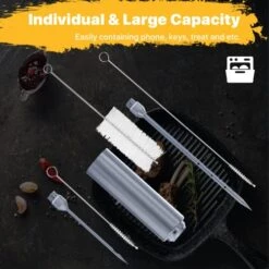 AOYOCO Meat Injector, 2oz 12pcs Injector Marinades For Meats With 3 Needles, Basting Brush And Cleaning Brushes, Dishwasher Safe Stainless Steel Flavor Injector For Meat With Ebook -KitchenAid Shop 519mHTgGxxL