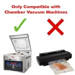 - 120212-200 Vacuum Chamber Pouches, 3 Mil, 8" X 10" (Pack Of 1000)