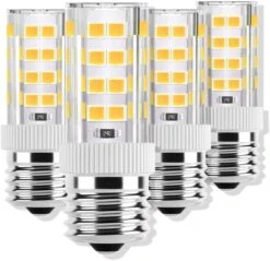 Microwave Oven Appliance 4W E17 LED Bulb (40W Halogen Bulb Equivalent) Warm White 3000K Non-Dimmable Ceramic Body Microwave Oven Light Bulb ( 4pack) -KitchenAid Shop 51A92b wGmL. AC