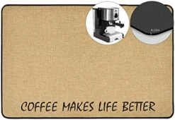ETTORLER Coffee Mat, Waterproof Coffee Bar Mat Imitation Linen Surface (24x16x0.12IN) Thickened Upgrade DIATOM MUD Bottom Coffee Maker Mat Leak-Proof Coffee Mat For Countertops Table Espresso Machine 17 ETTORLER Coffee Mat, Waterproof Coffee Bar Mat Imitation Linen Surface (24x16x0.12IN) Thickened Upgrade DIATOM MUD Bottom Coffee Maker Mat Leak-Proof Coffee Mat For Countertops Table Espresso Machine -KitchenAid Shop 51AKP39TolL. AC