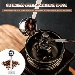 Stainless Steel Coffee Spoon And Powder Hammer 2-in-1 Tamping Coffee Scoop For Cafe Shop, Home, Kitchen, Office -KitchenAid Shop 51AUlu6WkxL