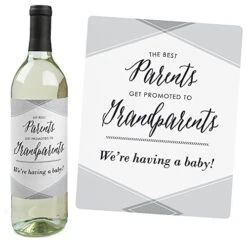 Family Pregnancy Announcement Gift For Women And Men - Wine Bottle Label Stickers - Set Of 4 8 Family Pregnancy Announcement Gift For Women And Men - Wine Bottle Label Stickers - Set Of 4 -KitchenAid Shop 51Ae5mkWjkL