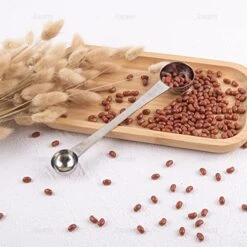 , Endurance Stainless Steel Coffee Measuring Scoop Spoons 1 Tablespoon And 1 Teaspoon Long Handle With Tick Mark For Tea Sugar -KitchenAid Shop 51AjRJvZK0L