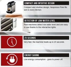 Nespresso Pixie Espresso Maker, 24oz Electric Titan (Discontinued Model) -KitchenAid Shop 51AsCm8tLnL