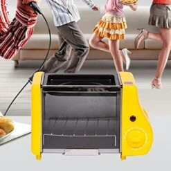 MBJ Bread Maker Multifunction Mini Electric Roast Oven Grill Fried Eggs Omelette Frying Pan Breakfast Machine Bread Maker Toaster (Color : Yellow) -KitchenAid Shop 51AtPVAxrqL