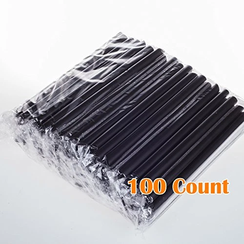 OLDEN APPLE, 8inch 12mm Diameter Drinking Straws,100Pcs Individually Wrapped Disposable Plastic Big Boba Bubble Pearls Tea Drinking Straws 7 OLDEN APPLE, 8inch 12mm Diameter Drinking Straws,100Pcs Individually Wrapped Disposable Plastic Big Boba Bubble Pearls Tea Drinking Straws - Image 5