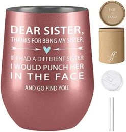 Sisters Gifts From Sister 12oz Tumbler, Birthday Gifts For Sister, Gifts For Sister From Brother - (Find You Sister - Turquoise) 12 Sisters Gifts From Sister 12oz Tumbler, Birthday Gifts For Sister, Gifts For Sister From Brother - (Find You Sister - Turquoise) -KitchenAid Shop 51B726VSNvS. AC