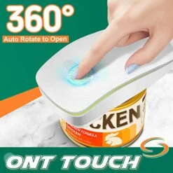 Electric Can Opener, One Touch Hand Free Can Openers, No Sharp Edge, Food-Safe, Automatic Handheld Can Openers For Kitchen Arthritis And Seniors, Kitchen Gadget & Gift For Almost Size Can -KitchenAid Shop 51BCXNoMvkL