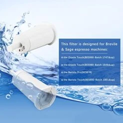 Replacement For BREVILLE Espresso Machine Water Filter, 4 PACK Replacement Breville Water Filter, Compatible With Breville Barista Express Barista Pro Barista Touch Oracle Touch BES880 BES990 BES878 -KitchenAid Shop 51BI9Dzbe7L