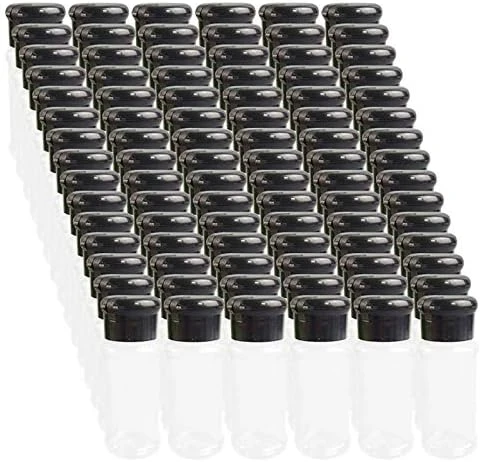 25Pcs Empty Plastic Spice Bottles Set For Storing Barbecue Seasoning Salt Pepper And More 75 Ml/2.5 Oz (Black) 13 25Pcs Empty Plastic Spice Bottles Set For Storing Barbecue Seasoning Salt Pepper And More 75 Ml/2.5 Oz (Black) - Image 11