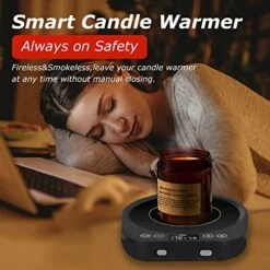 Candle Mug Warmer Electric,Auto On/Off Gravity-Induction Coffee Mug Warmer With 9 Temp Settings,1-9 Timer Candle Melter Warmer Beverage Coffee Warmer Practical Portable Warmer For Home & Office 11 Candle Mug Warmer Electric,Auto On/Off Gravity-Induction Coffee Mug Warmer With 9 Temp Settings,1-9 Timer Candle Melter Warmer Beverage Coffee Warmer Practical Portable Warmer For Home & Office -KitchenAid Shop 51BLsFvhSEL