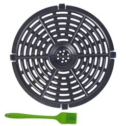 Ir Fryer Replacement Grill Pan Fit For Power Dash Chefman 3.7 QT Air Fryers,Non-Stick Fry Pan, Dishwasher Safe - 7.87 In