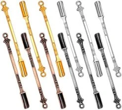 Spoon Mini Shovel Medicine Spoon, Tableware Charm, Pendants Necklace Mini Shovel For Filling Vials With Herbs, Home Supply Necklace Spoon, Gold, Silver, Antique Brass, Black Gray (24 Pieces) -KitchenAid Shop 51BQqK2 ciL. AC