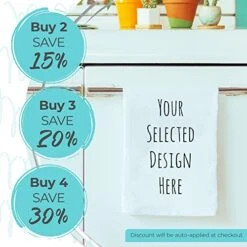 Funny Kitchen Towel, Fold In The Cheese, Flour Sack Dish Towel, Sweet Housewarming Gift, White -KitchenAid Shop 51BY3GSO6FL 3