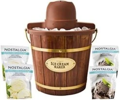 ICMW400BUN Wood Bucket Ice Cream Maker Sample Pack, 4-Qt, Brown -KitchenAid Shop 51BgxqXmVkL. AC