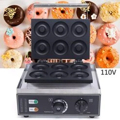 Electric Donut Doughnut Maker, Non-stick Donut Maker For Making Doughnut Or Waffle Maker Temperature Range 50-300℃ 110V 1550W 10 Electric Donut Doughnut Maker, Non-stick Donut Maker For Making Doughnut Or Waffle Maker Temperature Range 50-300℃ 110V 1550W -KitchenAid Shop 51BjCrfcisL 1