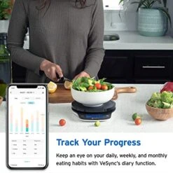Nutrition Smart Food Kitchen Scale, Digital Ounces And Grams For Cooking, Baking, Meal Prep, Dieting, And Weight Loss, 11 Pounds-Bluetooth, Black -KitchenAid Shop 51BoBrvUt3L