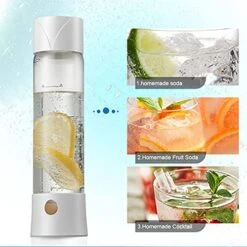 Flavored Water Soda Carbonated Siphon Soda Maker Beverage Machine Portable Bar Tools White -KitchenAid Shop 51BrXwjswtL