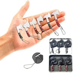 Damascus Pocket Knife Set Mini Chef Knife Set Tiny Knife Cleaver For Package Opener Box Cutter - Set Of 4 -KitchenAid Shop 51C3yssPEaL. AC