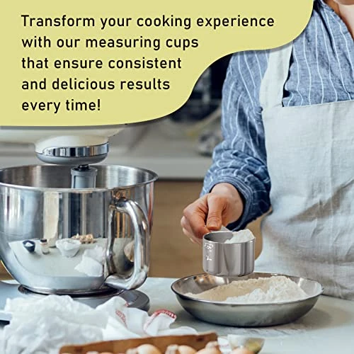 BERYLER 3/4 Cup (180 Ml | 180 Cc | 6 Oz) Measuring Cup, Stainless Steel Measuring Cups, Metal Measuring Cup, Kitchen Gadgets For Cooking 8 BERYLER 3/4 Cup (180 Ml | 180 Cc | 6 Oz) Measuring Cup, Stainless Steel Measuring Cups, Metal Measuring Cup, Kitchen Gadgets For Cooking - Image 6