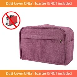 2 Slice Toaster Cover, Toaster Bags With Pockets, Bread Toaster Oven Dustproof Cover, Toaster Storage Bag, Appliance Covers For Kitchen Small Appliance, Fingerprint Protection, Gift For Women (S, Purple) 16 2 Slice Toaster Cover, Toaster Bags With Pockets, Bread Toaster Oven Dustproof Cover, Toaster Storage Bag, Appliance Covers For Kitchen Small Appliance, Fingerprint Protection, Gift For Women (S, Purple) -KitchenAid Shop 51CEv3mEkjL
