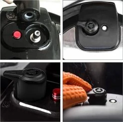 Electric Pressure Cooker Valve Gasket, Universal Float Valve Pressure Cooker Accessory Universal Set Anti Blocking Bracket Replacement For Normal Pressure Cookers -KitchenAid Shop 51CgbHVIWVL