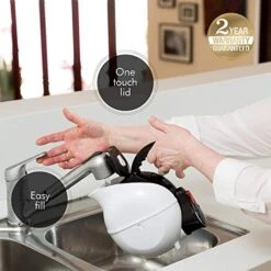 Ccello Electric Safety Kettle | Black Tipper Base Included | Effortless Pour Every Time | Daily Living Drinking Aid For Disabled And Seniors | 1.5 Liters | Black And White 10 Ccello Electric Safety Kettle | Black Tipper Base Included | Effortless Pour Every Time | Daily Living Drinking Aid For Disabled And Seniors | 1.5 Liters | Black And White -KitchenAid Shop 51CnJKpRovL