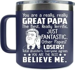 Gifts For Dad From Daughter, Son For Fathers Day - Dad Gifts From Daughter, Son - Cool Gifts For Dad, Husband, Men, Grandpa - New Dad Gifts - Men Gifts - Dad Birthday Gift - Funny Dad Mug 14 Oz, Navy -KitchenAid Shop 51Coc1FFjLL. AC