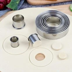 Round Cookie Cutters Set 12 Pieces Bistcuit Cookie Cutters Circle Pastry Cutters Round Donut Ring Molds For Baking For Pastries Doughs Doughnuts 12 Round Cookie Cutters Set 12 Pieces Bistcuit Cookie Cutters Circle Pastry Cutters Round Donut Ring Molds For Baking For Pastries Doughs Doughnuts -KitchenAid Shop 51Cpgs0o7CL