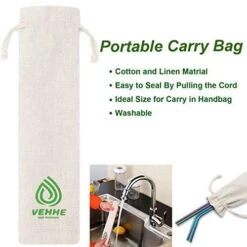 Metal Straws Drinking Straws 10.5" Stainless Steel Straws Reusable 8 Set - Ultra Long Rainbow Color-Cleaning Brush For 20/30 Oz For Yeti -KitchenAid Shop 51CvGGtNCDL