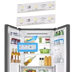 2Pcs Freezer Led Light Strip Bar Electronic Components Dc12V Freezer Cooler Fridge Refrigerator Led Light Strip Bar For Sw Bx02B Dc 12V
