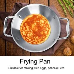 Demeras Kitchen Cookware, Easy To Use Frying Pan Sturdy Uniformly Heated With Handle For Induction Cooker For Electric Stove For Gas Stove -KitchenAid Shop 51D5cQga1kL