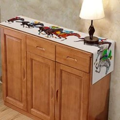 Nepnuser Kentucky Derby Table Runner Horse Race Jockey Decoration Rustic Farmhouse Home Dining Room Kitchen Table Decor (13" X 72") -KitchenAid Shop 51D96oAEaQL