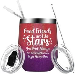Best Friend Funny Gifts For Women, Friendship Gifts Birthday Gifts For Friends Female, Women, Sister Gifts From Sister, BFF Gifts For Women, Unique Personalized Gifts For Friends, Her - Wine Tumbler -KitchenAid Shop 51DCIVpshuL. AC