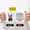 Customized Best Friend Mug For Women, Besties, Soul Sisters Together To Be Sisters By Heart Custom Mug Personalized With Names, Hairstyles, Texts For Friends Birthday Gift Mugs 11oz / 15oz -KitchenAid Shop 51DFOLZ94EL