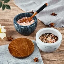 4Pcs Marble Salt Box Cellar -KitchenAid Shop 51DHnstO9sL