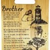 Gift For Brother Engraved Bamboo Cutting Board 9” X 12”