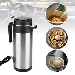 950ml Car Kettle Thermos, Stainless Steel Travel Electric Kettles For WaterTea Coffee Milk (24V) -KitchenAid Shop 51DWrhSdydL