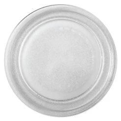 Saffire 9.6 / 24.5cm Small Glass Microwave Plate - Flat Bottom Plate (1)