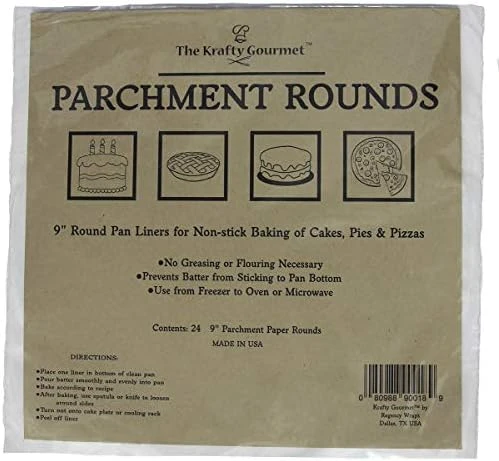 Parchment Paper Liner Greaseproof For Round Cake Pans And Non-Stick Baking, White, 9" (Pack Of 50) 10 Parchment Paper Liner Greaseproof For Round Cake Pans And Non-Stick Baking, White, 9" (Pack Of 50) - Image 8
