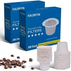 Disposable Coffee Filter 300 Count Paper Coffee Filters With One K Cup Compatible With Keurig Single Serve Brewer Fits All Brands Reusable K Cups Coffee Pods. (300) -KitchenAid Shop 51Dfj4d9nL. AC