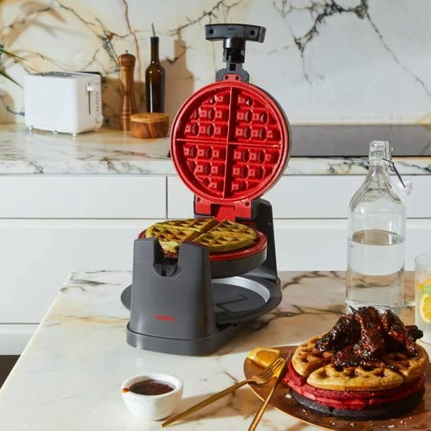 Rotating Ceramic Nonstick Waffle Maker 5 Rotating Ceramic Nonstick Waffle Maker - Image 3
