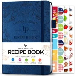 Recipe Book – Blank Family Cookbook To Write In Your Own Recipes – Empty Cooking Journal – Personalized Cooking Notebook, Hardcover, A5, 58 Recipes In Total (Dark Teal) -KitchenAid Shop 51DryRdHp1L. AC