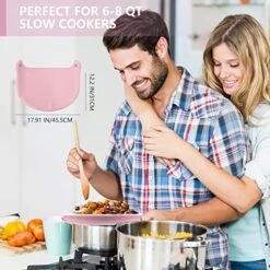 Slow Cooker Liners Leakproof, 3 Pack Easy Clean Crock Pot Liners Reusable Silicone Bag Liners Fit 6-8 Quarts Oval Or Round Pot -KitchenAid Shop 51DtqNqum0L